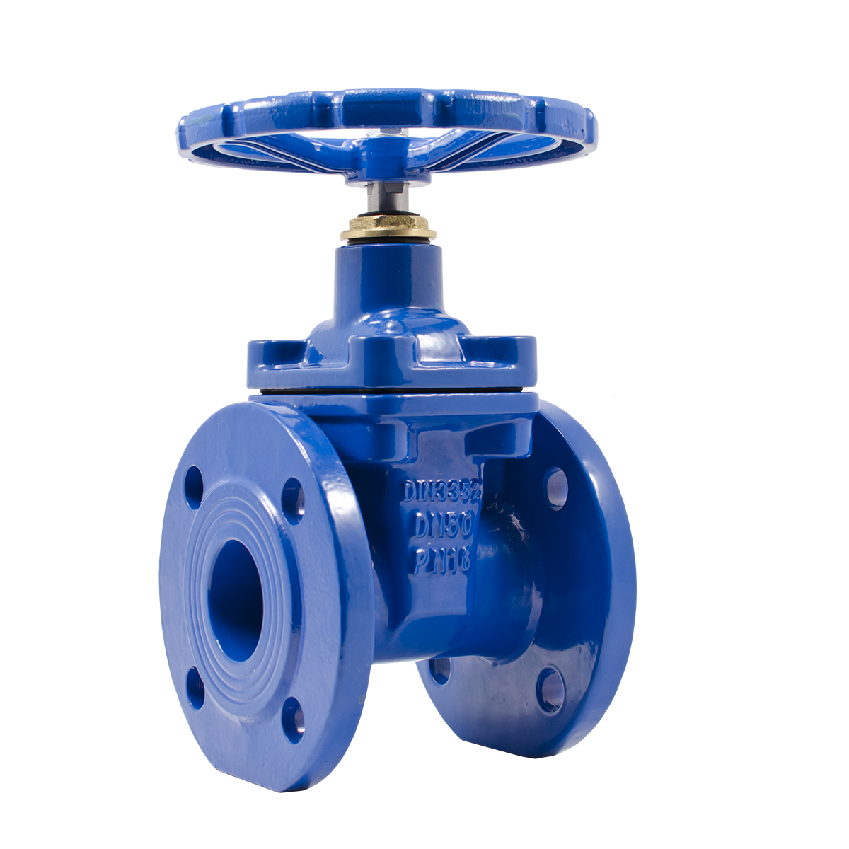 задвижка с обрезиненным клином, чугун kr20-250 dn 250 pn 16 ф/ф