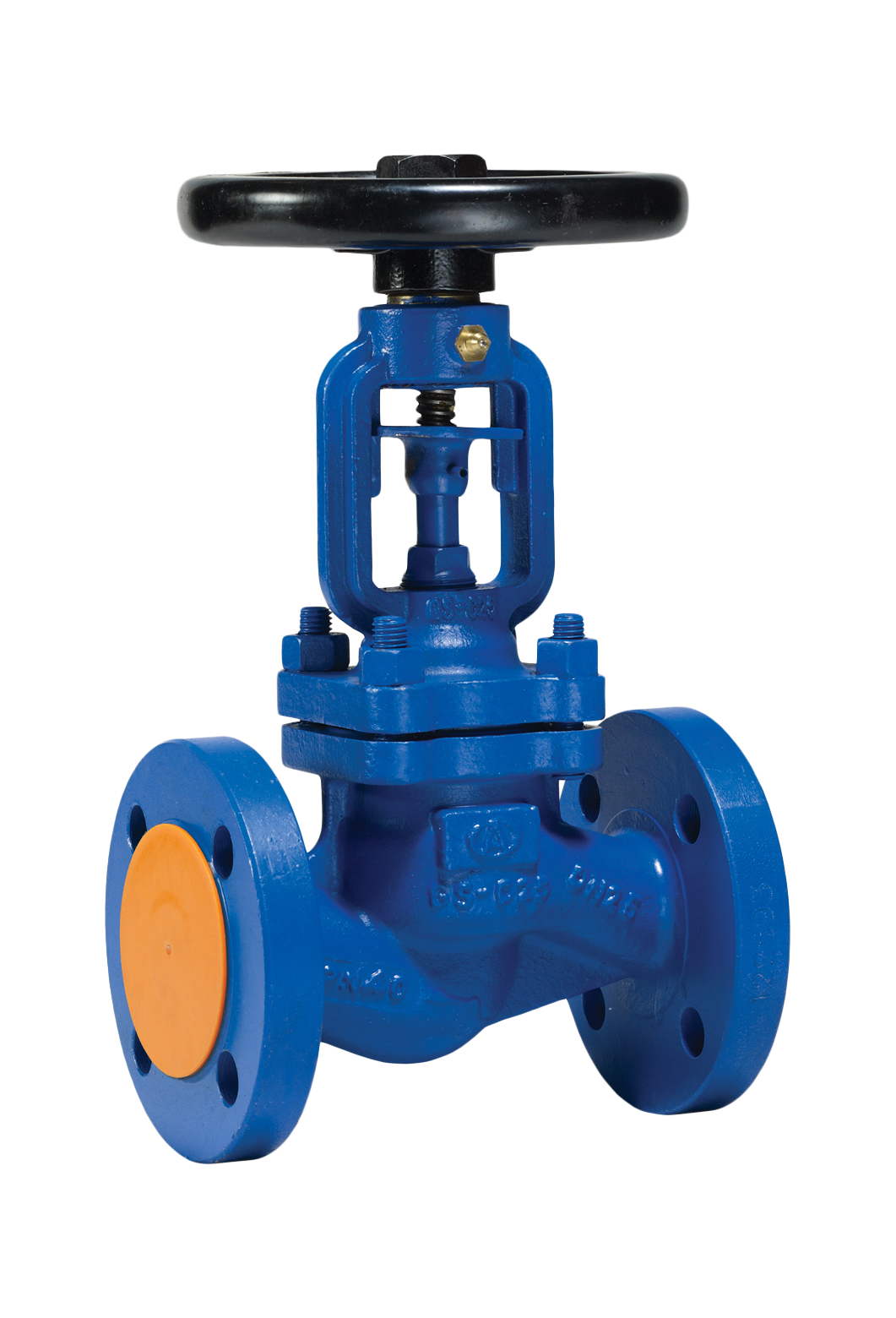 Клапан (Вентиль) запорный сильфонный фланцевый DN200 PN40 стальной