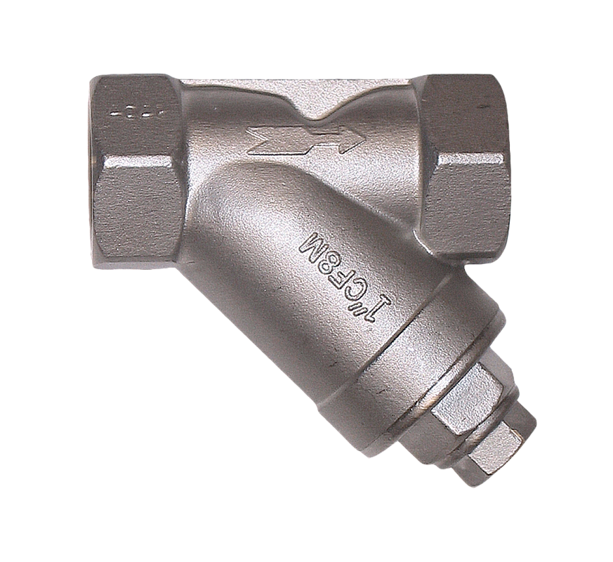 IS30.04.0,60.025.40.р/р. - Фильтр сетчатый серии IS, серия 30, материал корпуса - нерж.сталь 1.4408, размер ячейки 0,60, DN025, PN40, р/р с резьбовым сливным отверстием G 1/4 и заглушкой