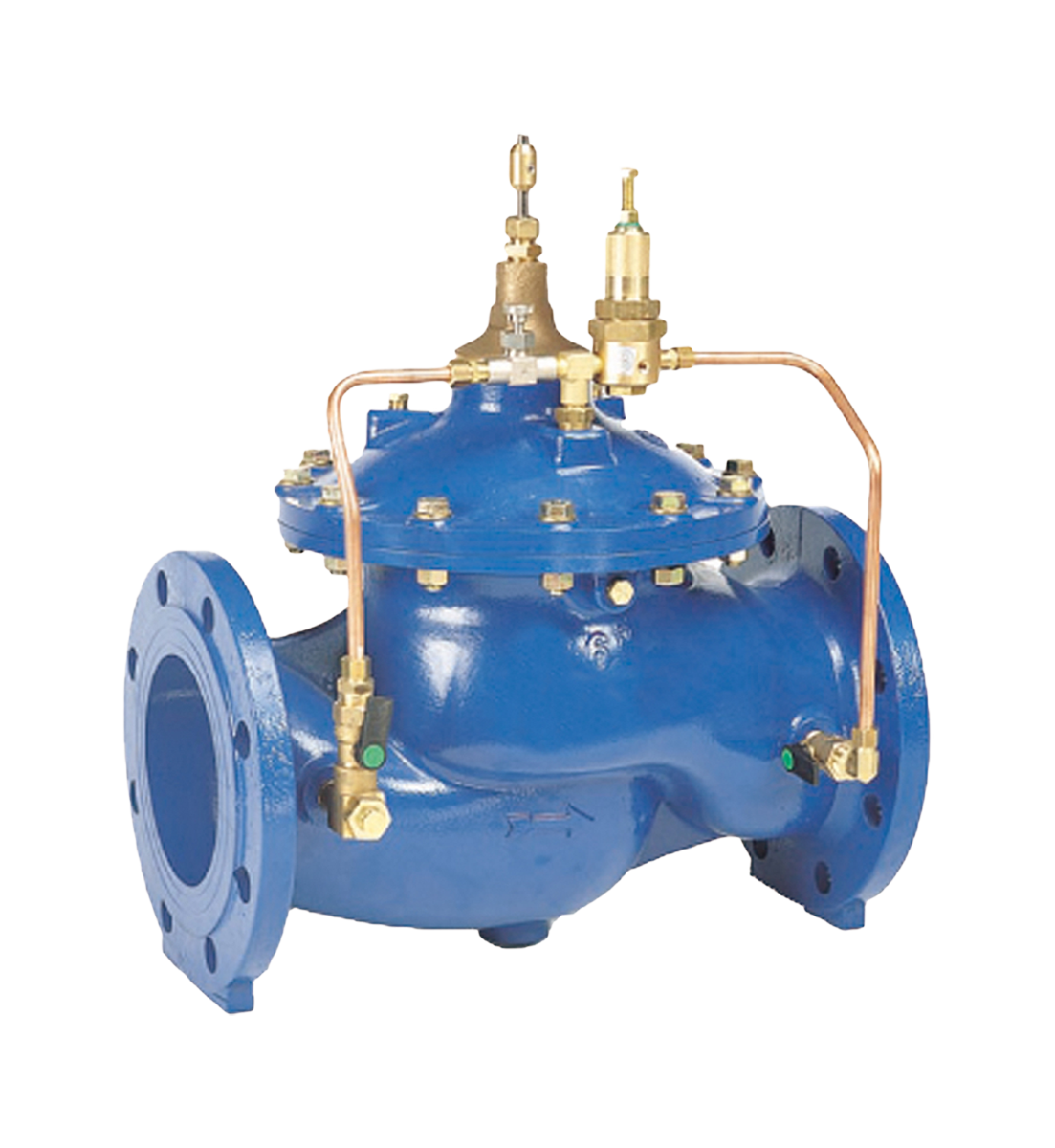 Клапан редукционный dn 50 pn16,ду50 kvs=32,0 рвых=1,0...6,0 бар ру 25 ф/ф tmax +220c, сталь 25л