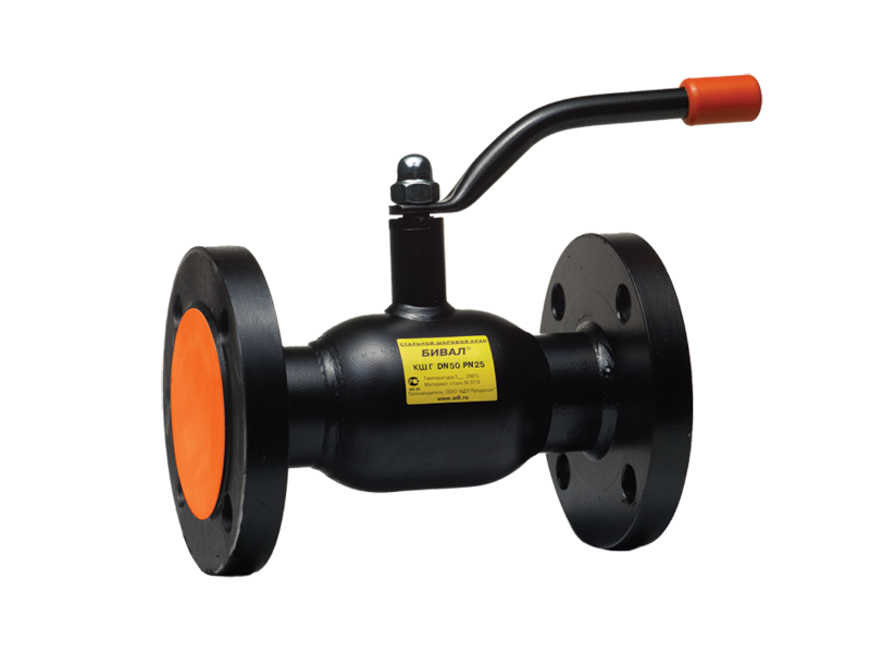 Кран шаровой стальной БИВАЛ КШГ.12.080.16 Ф/Ф Ду 080 Ру 16 (Рраб не более 12бар)