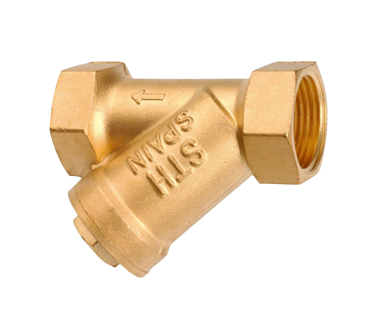 Фильтр сетчатый латунный резьбовой DN = 25 PN = 16 Tmax = 90 C