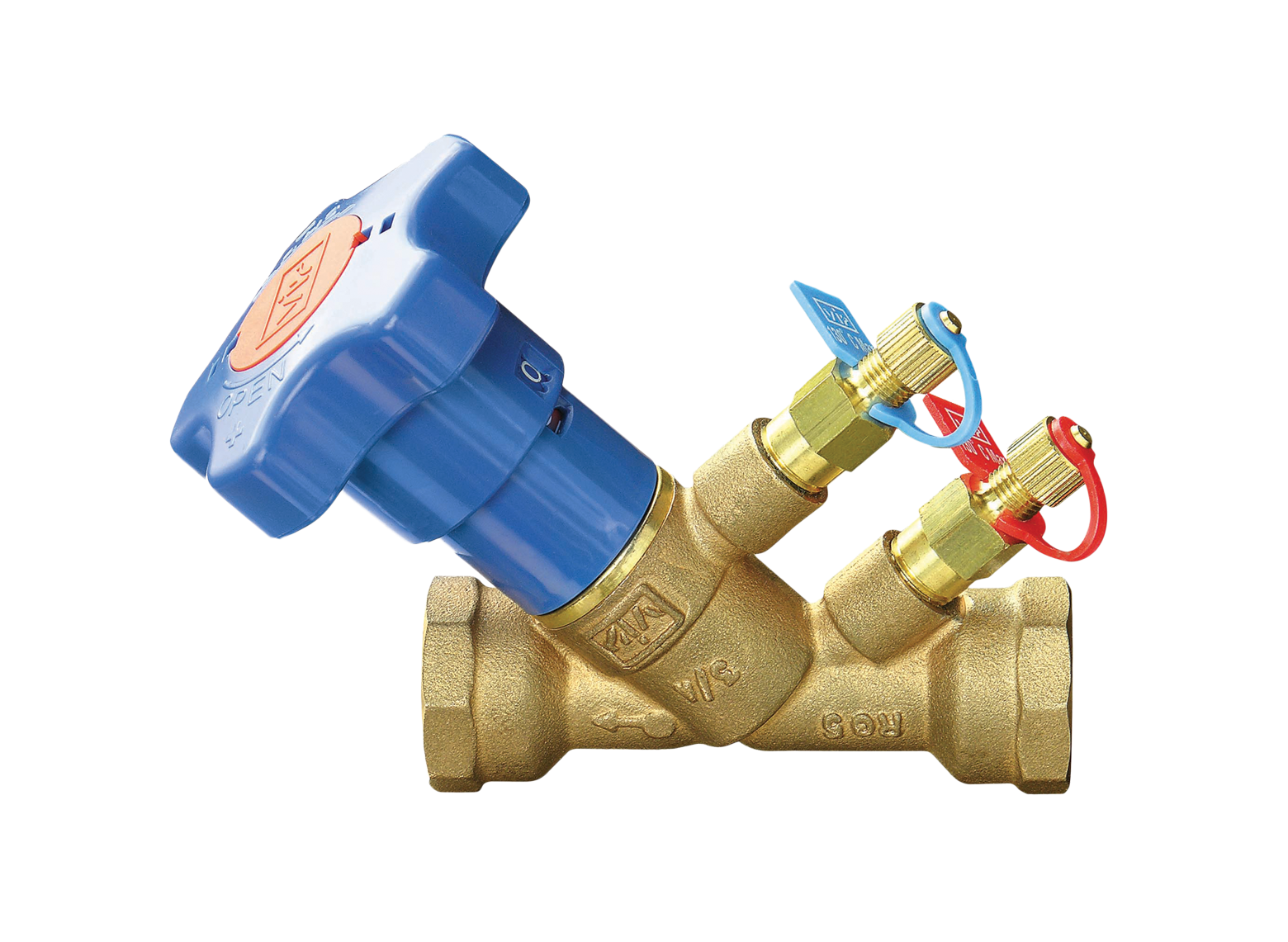 Клапан балансировочный латунный VIR 9505, DN40 PN25 ВВ