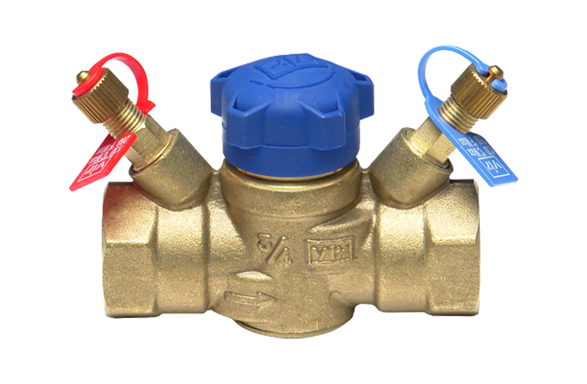 Клапан балансировочный латунный VIR 9525, DN20 PN25 ВВ