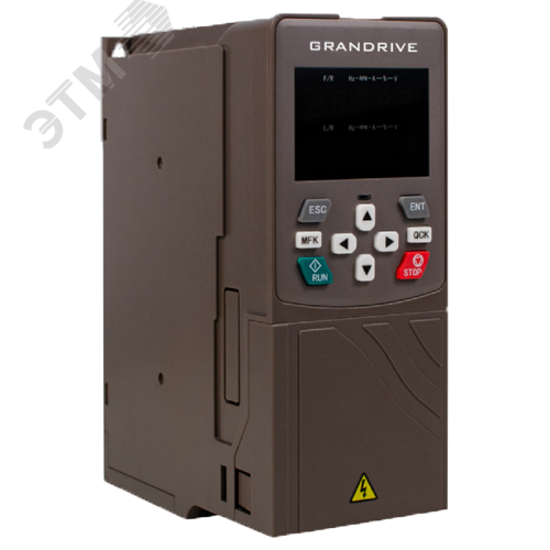 Преобразователь частоты GRANDRIVE PFD 80-13P0-20, 5,5 кВт, 380В, Iном=13 А (PID-регулятор,EMC-фильтр, IP20) EH02A627155 ADL