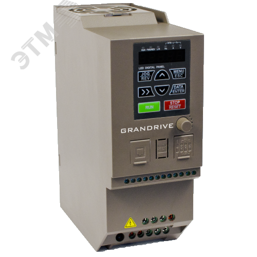Преобразователь частоты GRANDRIVE PFD85-3P8-20, 1,5 кВт, 380В, Iном=3,8 А (PID-регулятор,EMC-фильтр, IP20) EH02A632399 ADL