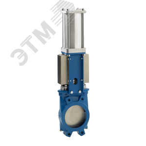 Затвор шиберный (нож) EX-02-100-D/A-M DN 100 PN 10 м/ф металл ...