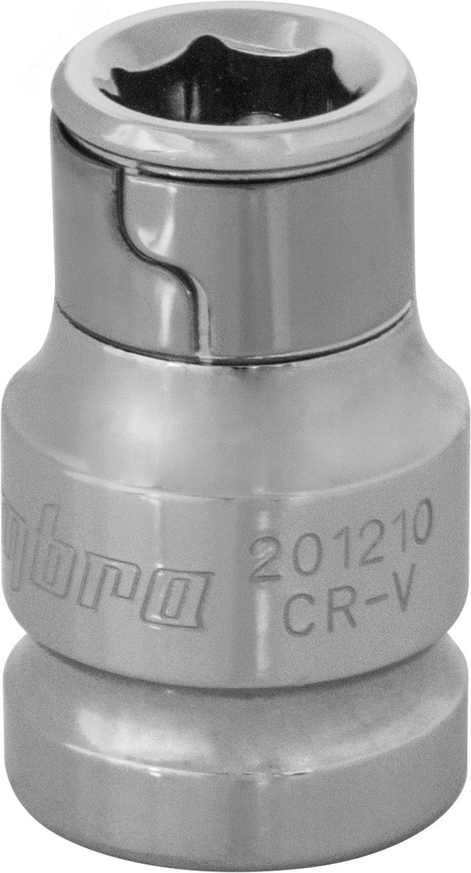 Изображение товара Адаптер для бит 1/2''DR 10 мм Ombra легированный стальной переходник