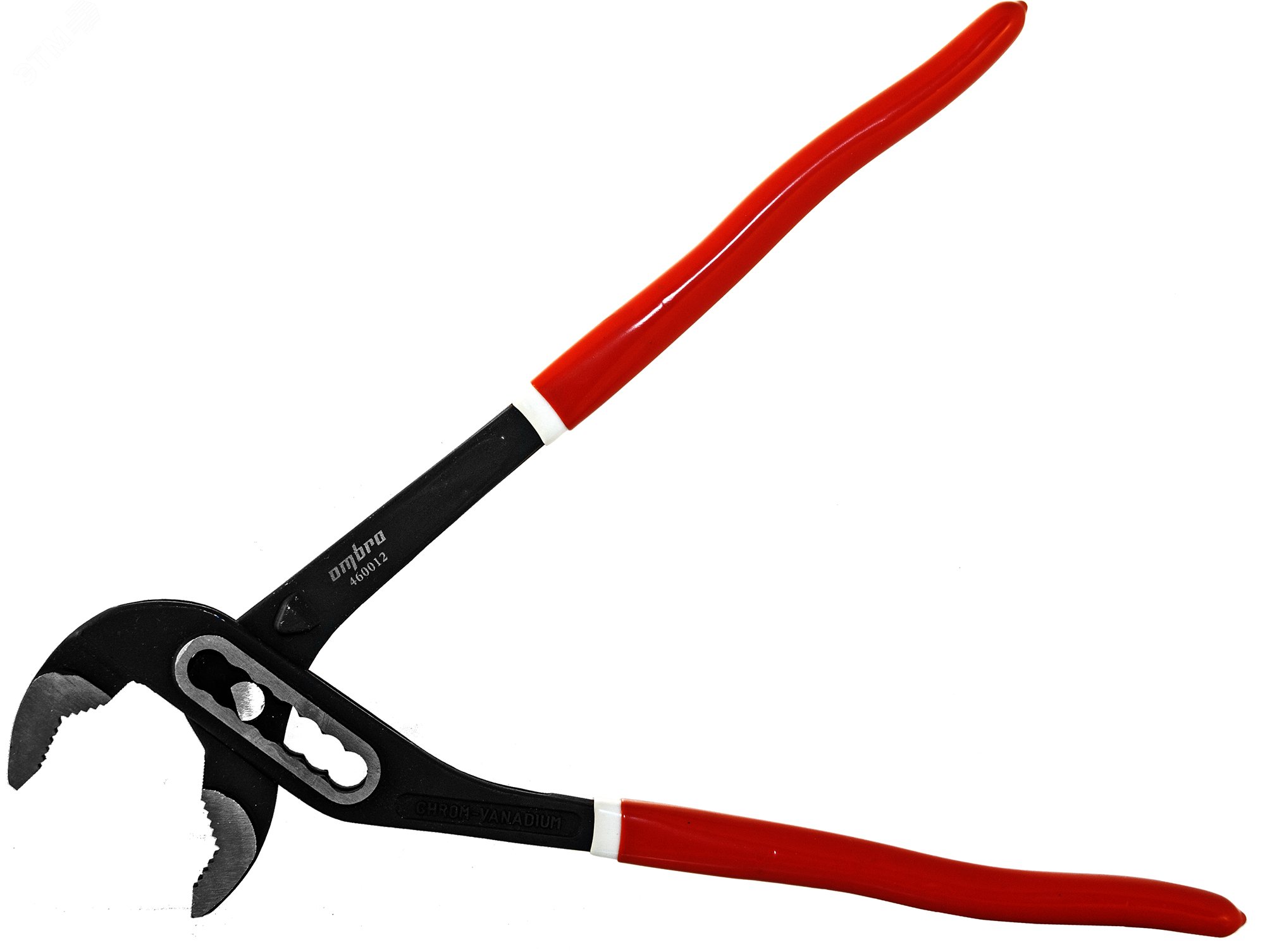 Изображение товара Клещи переставные 300 мм коробчатый захват ПВХ рукоятки Ombra