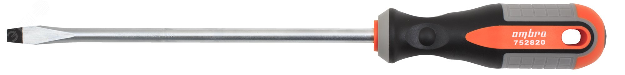 Изображение товара Отвертка стержневая шлицевая ROUND GRIP, SL8x200 мм (шт)