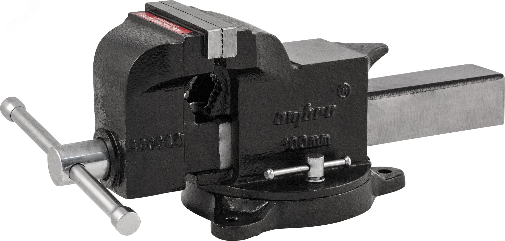 Изображение товара Слесарные поворотные тиски 200 мм OMBRA профессиональные крепежные приспособления