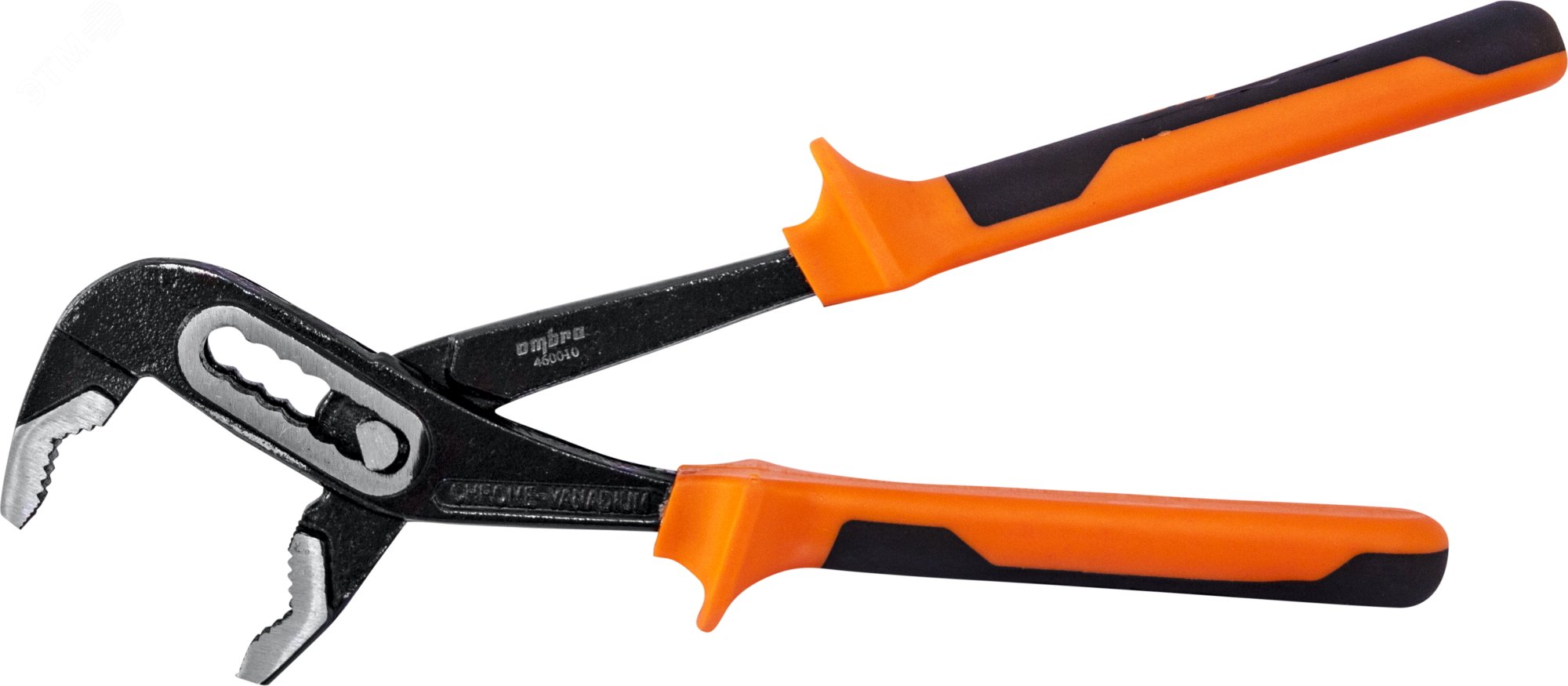 Изображение товара Клещи переставные 250 мм, коробчатый захват, двухкомпонатные рукоятки