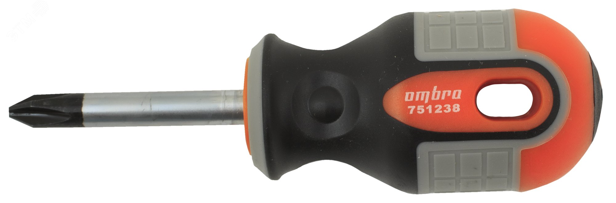 Изображение товара Отвертка стержневая крестовая ROUND GRIP, PH2x38 мм (шт)