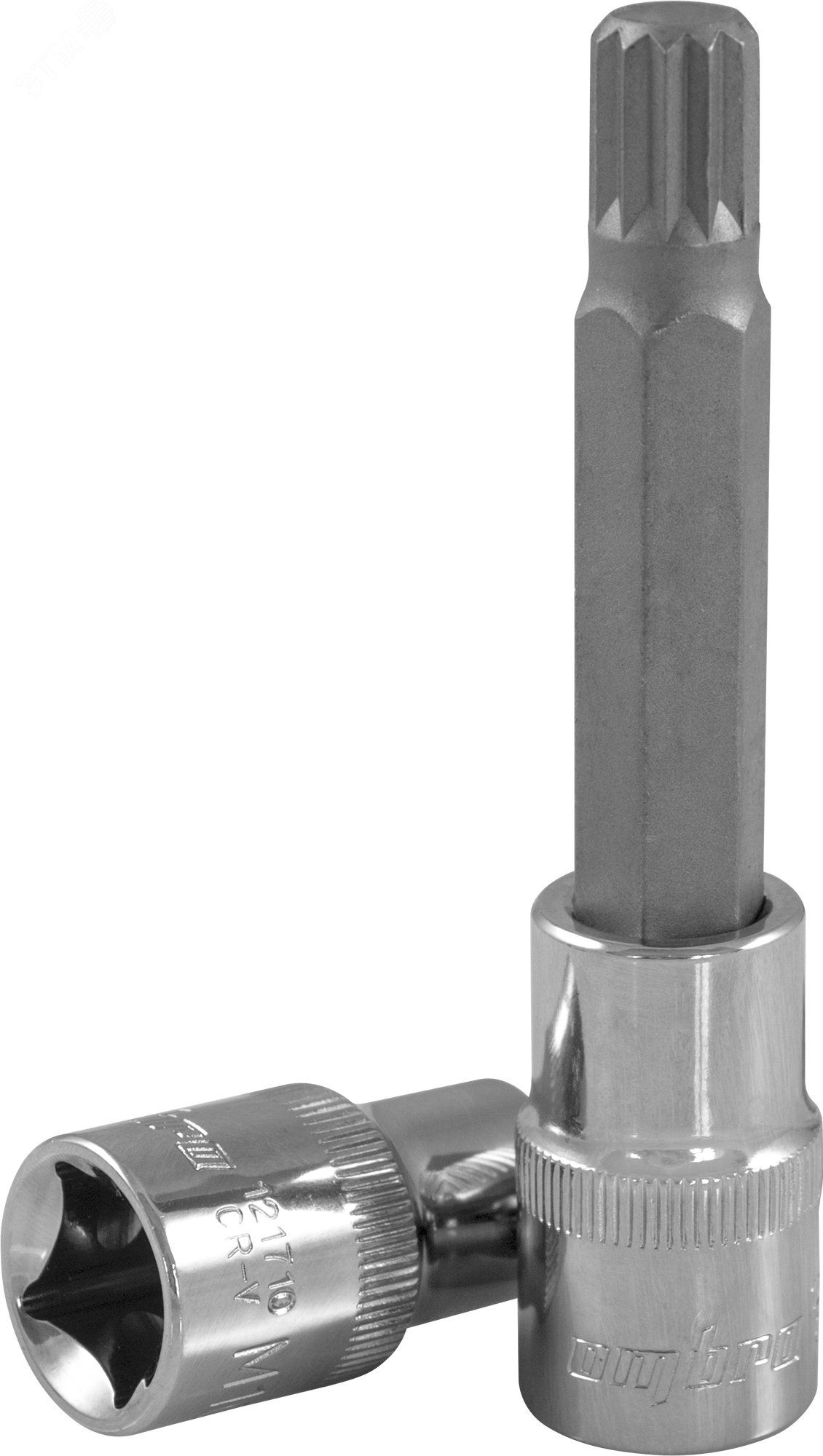 Изображение товара Насадка торцевая 1/2''DR с вставкой-битой SPLINE, M10, 100 мм (шт) Изображение товара Насадка торцевая 1/2''DR с вставкой-битой SPLINE, M10, 100 мм (шт)