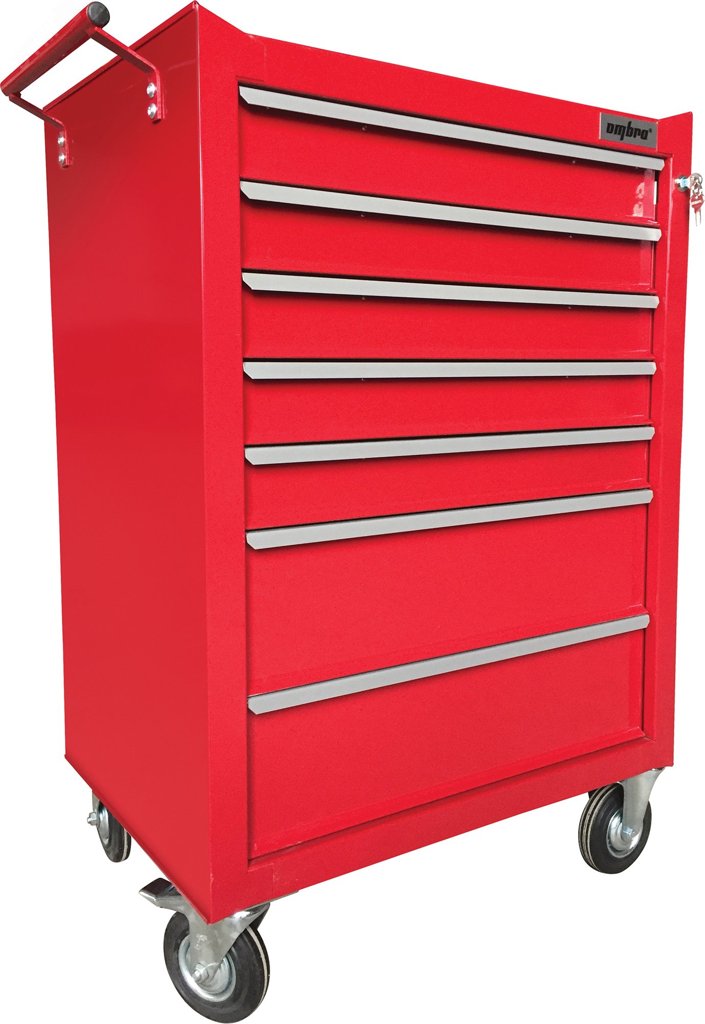 Изображение товара Тележка инструментальная 7-ми полочная серия Ombra OTT47 красная