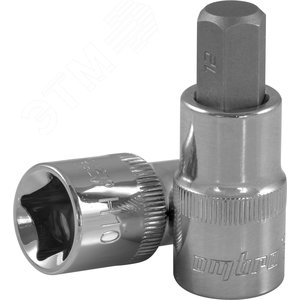 Изображение товара Насадка торцевая 1/2''DR с вставкой-битой шестигранной, Н17 (шт)