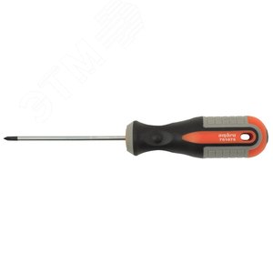 Изображение товара Отвертка стержневая крестовая ROUND GRIP, PH0x75 мм (шт)