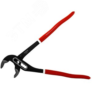 Изображение товара Клещи переставные с коробчатым захватом и ПВХ рукоятками, 300 мм, 0-44 мм (шт)