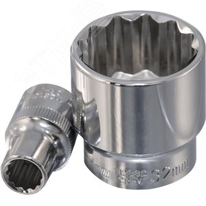 Изображение товара Головка торцевая 12-гранная 1/2''DR, 9 мм (шт)