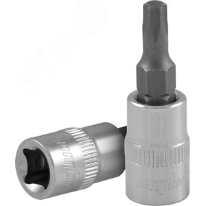 Изображение товара Насадка торцевая 1/4''DR с вставкой-битой TORX®, T25 (шт)