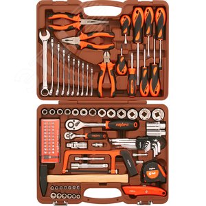 Изображение товара Набор инструмента универсальный 1/4'', 1/2''DR, 101 предмет (шт)