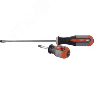 Изображение товара Отвертка стержневая шлицевая ROUND GRIP, SL6x38 мм (шт)