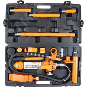 Изображение товара Набор гидравлического инструмента для кузовного ремонта 4 т. 18 предметов (шт)