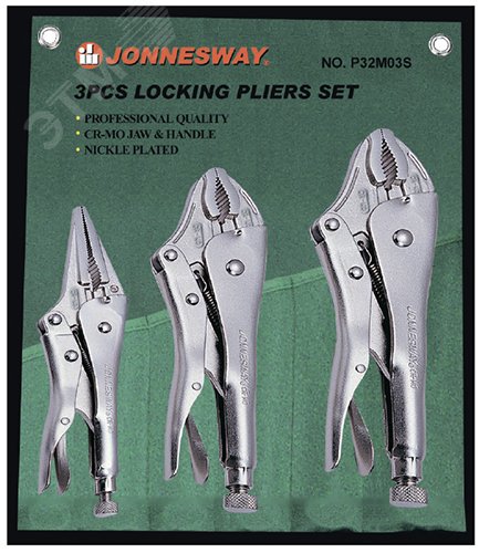 Изображение товара Зажимы ручные набор из 3 предметов для фиксации монтажных и сварочных работ