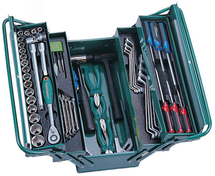 Изображение товара Набор инструмента универсальный 1/2''DR в ящике, 66 предметов (шт)