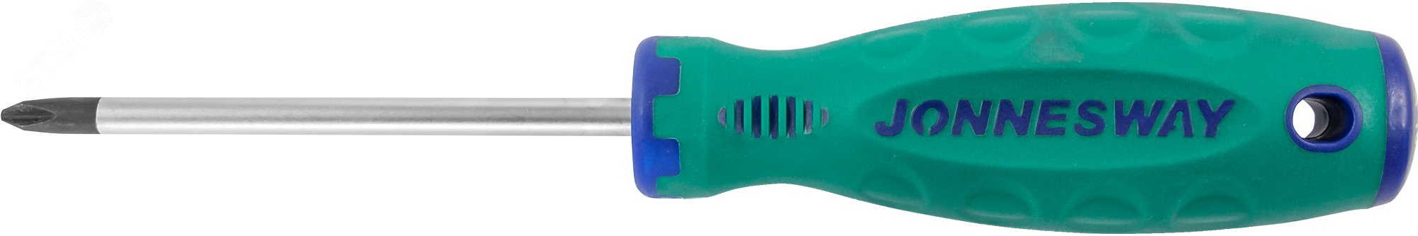 Изображение товара Отвертка крестообразная ANTI-SLIP GRIP PH2х100 мм Jonnesway
