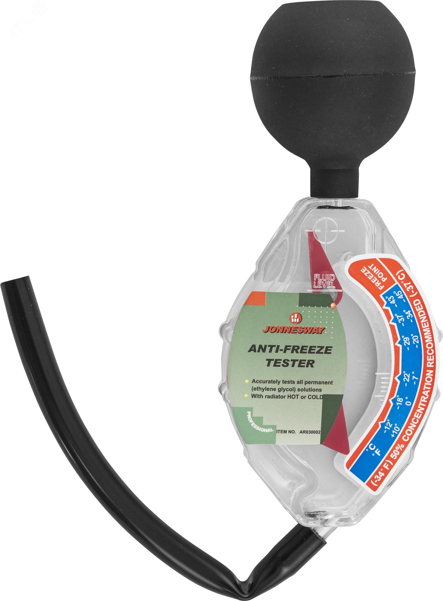 Изображение товара Ареометр охлаждающей жидкости Jonnesway для определения температуры кипения и замерзания