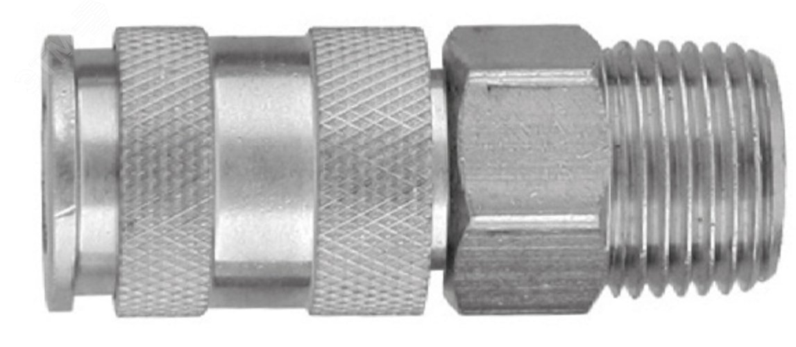 Изображение товара Муфта БРС европейского типа BSPT 3/8'' для пневматики