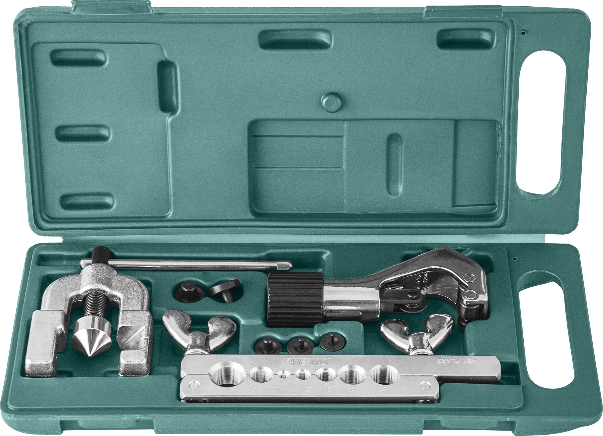 Изображение товара Набор для развальцовки трубок автомобильных гидросистем 8 предметов