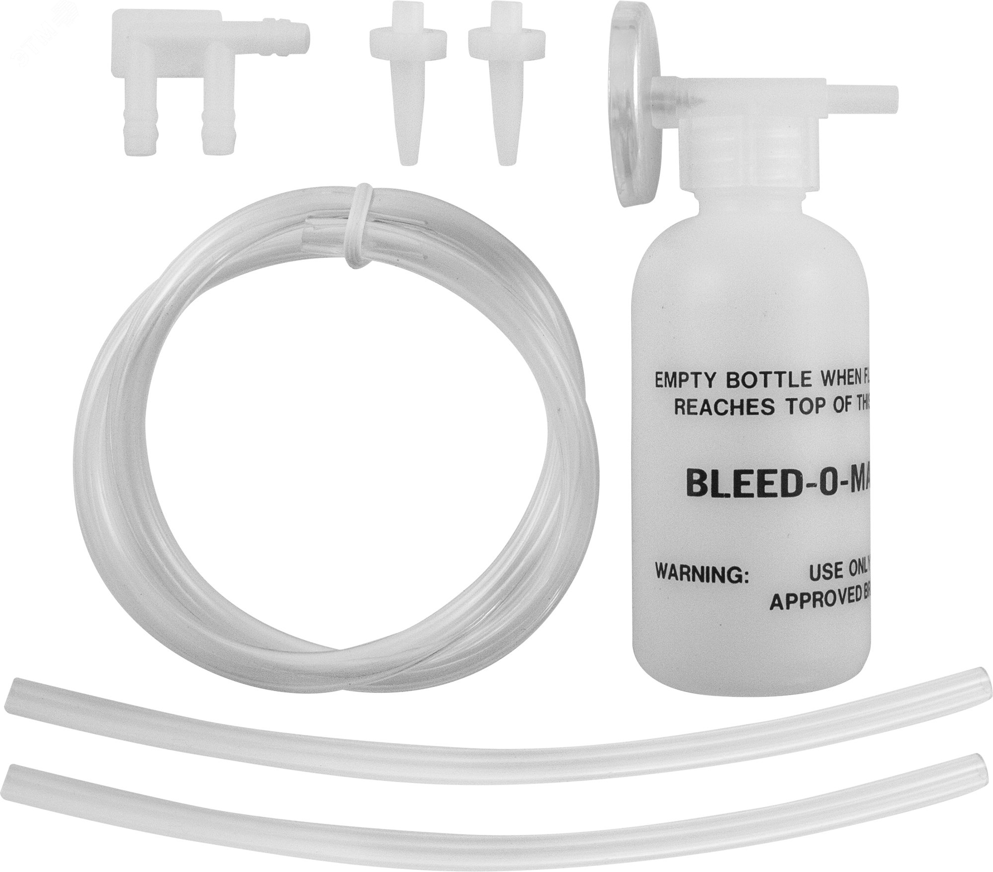 Изображение товара Приспособление для прокачки тормозов с подходящими шлангами и магнитом