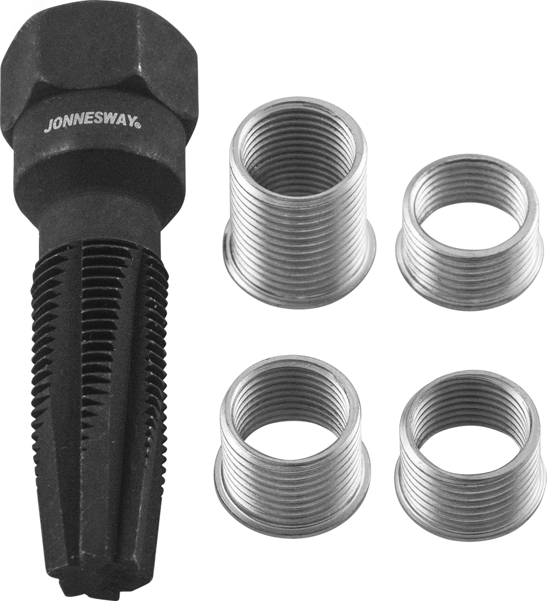 Изображение товара Набор метчиков свечной 14 мм 3/8'' - 13/16'' 5 шт для ремонта резьбы