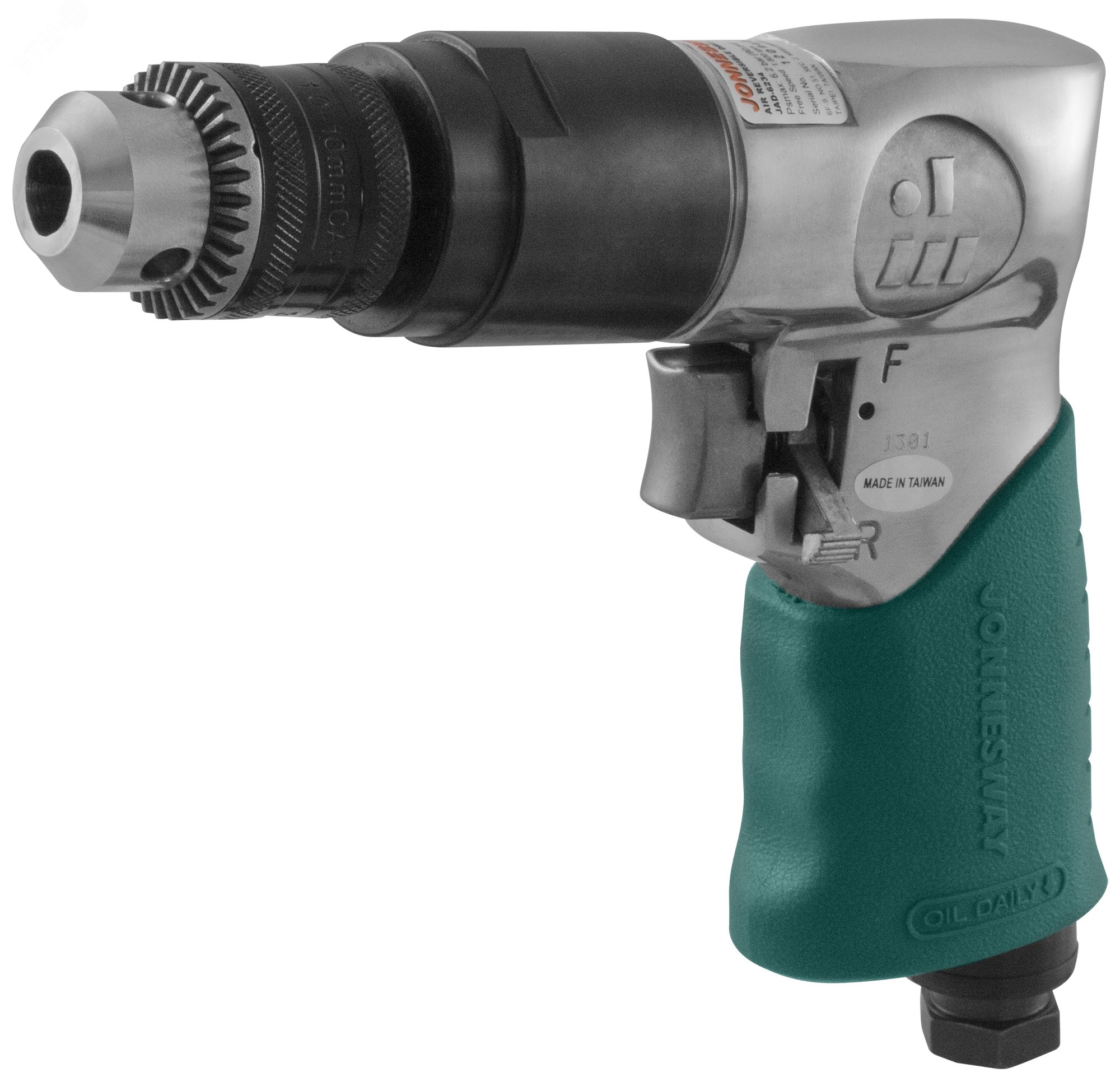 Изображение товара Дрель пневматическая с реверсом 1800 об/мин., патрон 1-10 мм (шт)