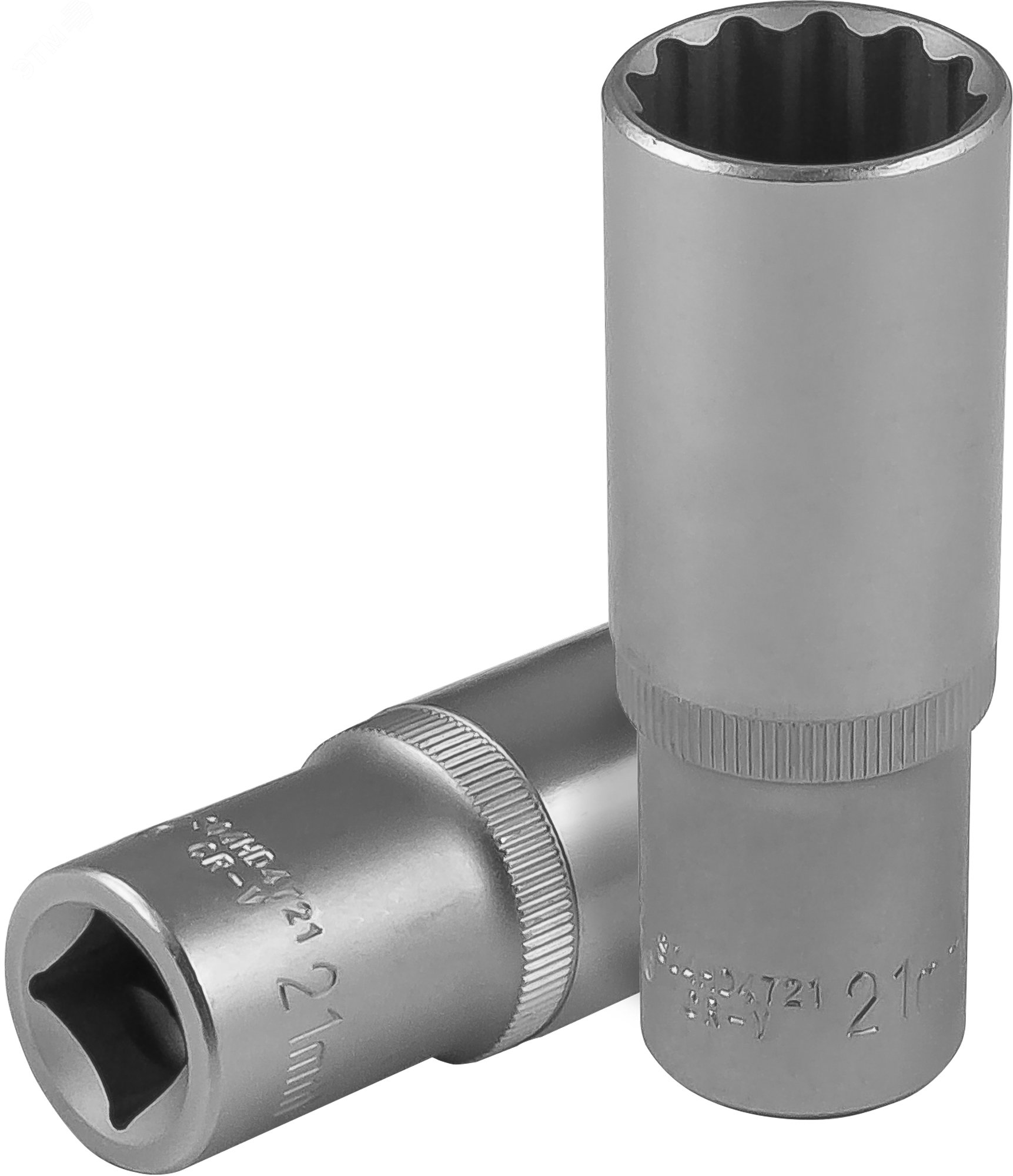 Изображение товара Головка торцевая глубокая 12-гранная 1/2''DR, 21 мм (шт)