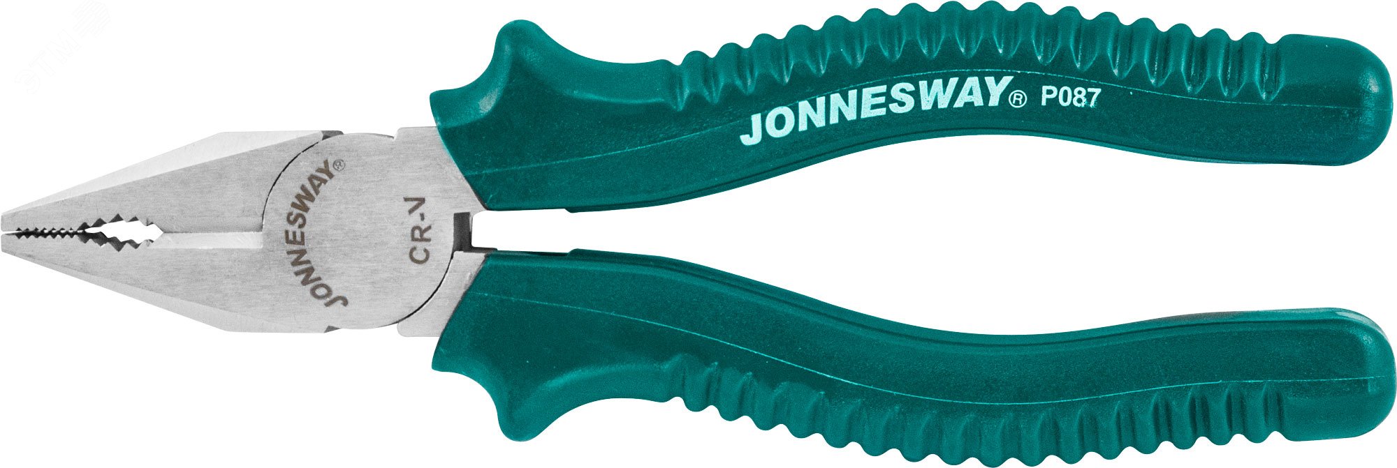 Изображение товара Пассатижи с полимерными рукоятками 180 мм Jonnesway серия Р08