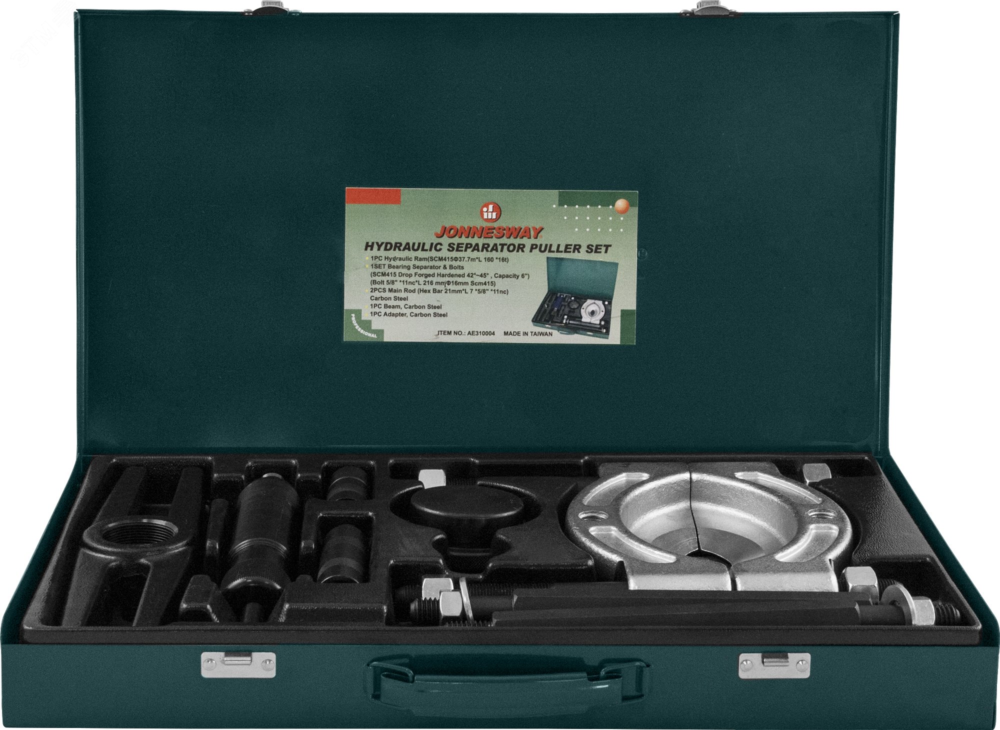 Изображение товара Cъемник с сепаратором и гидравлическим цилиндром в наборе, диапазон захватов 105-150 мм, глубина захвата 300 мм, max усилие 10 т. (шт)