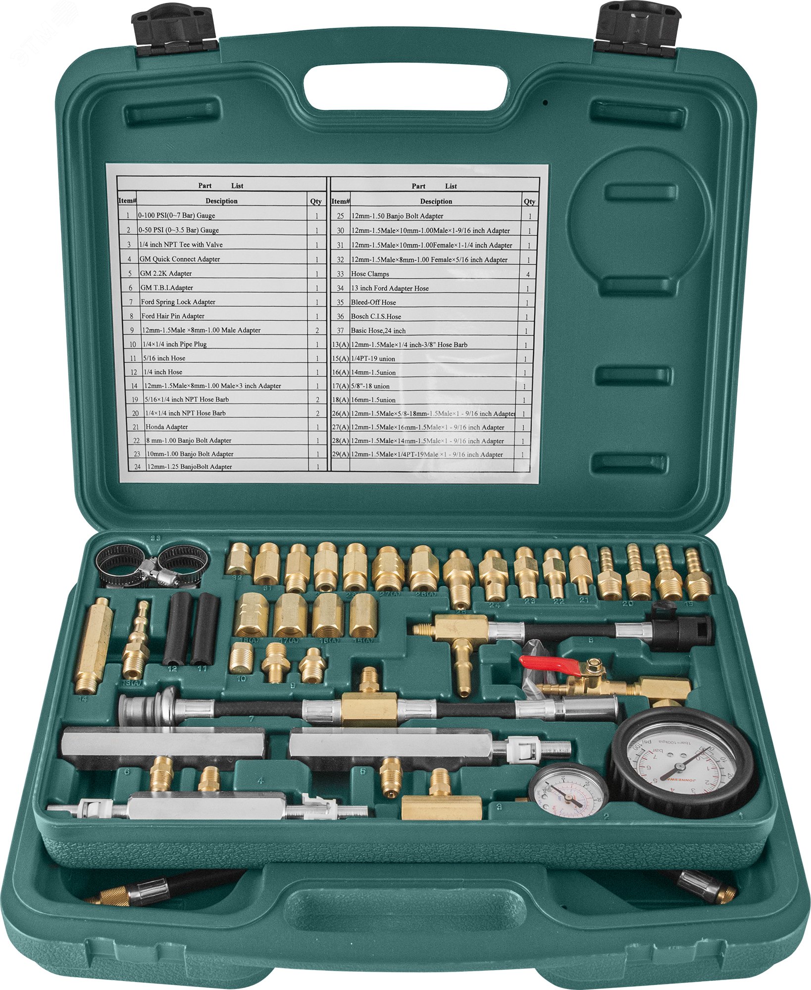 Изображение товара Тестер топливной системы для диагностики давления в участках магистралей