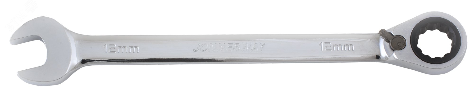 Изображение товара Ключ гаечный комбинированный трещоточный с реверсом 12 мм