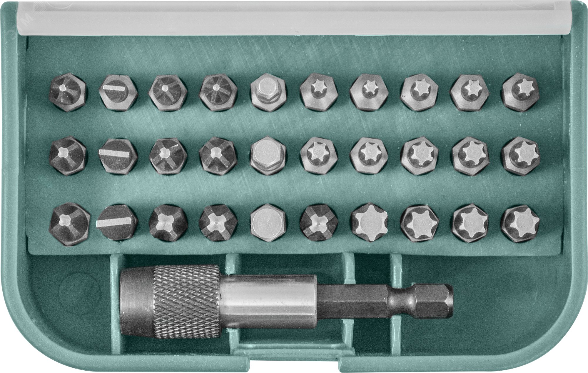 Изображение товара Набор вставок-бит 31 предмет универсальный для сборки и ремонта