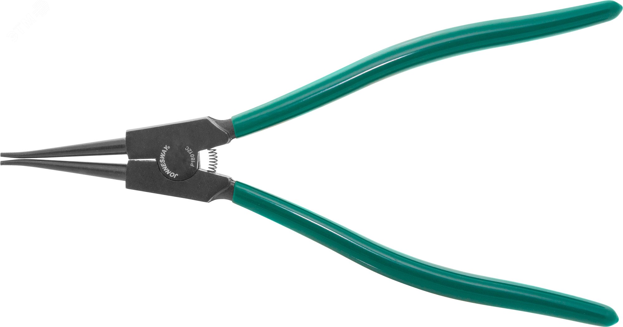 Изображение товара Щипцы прямые для стопорных колец удлиненные с ПВХ рукоятками, разжим, 85-165 мм, 3.5-4.0 мм, 310 мм (шт)