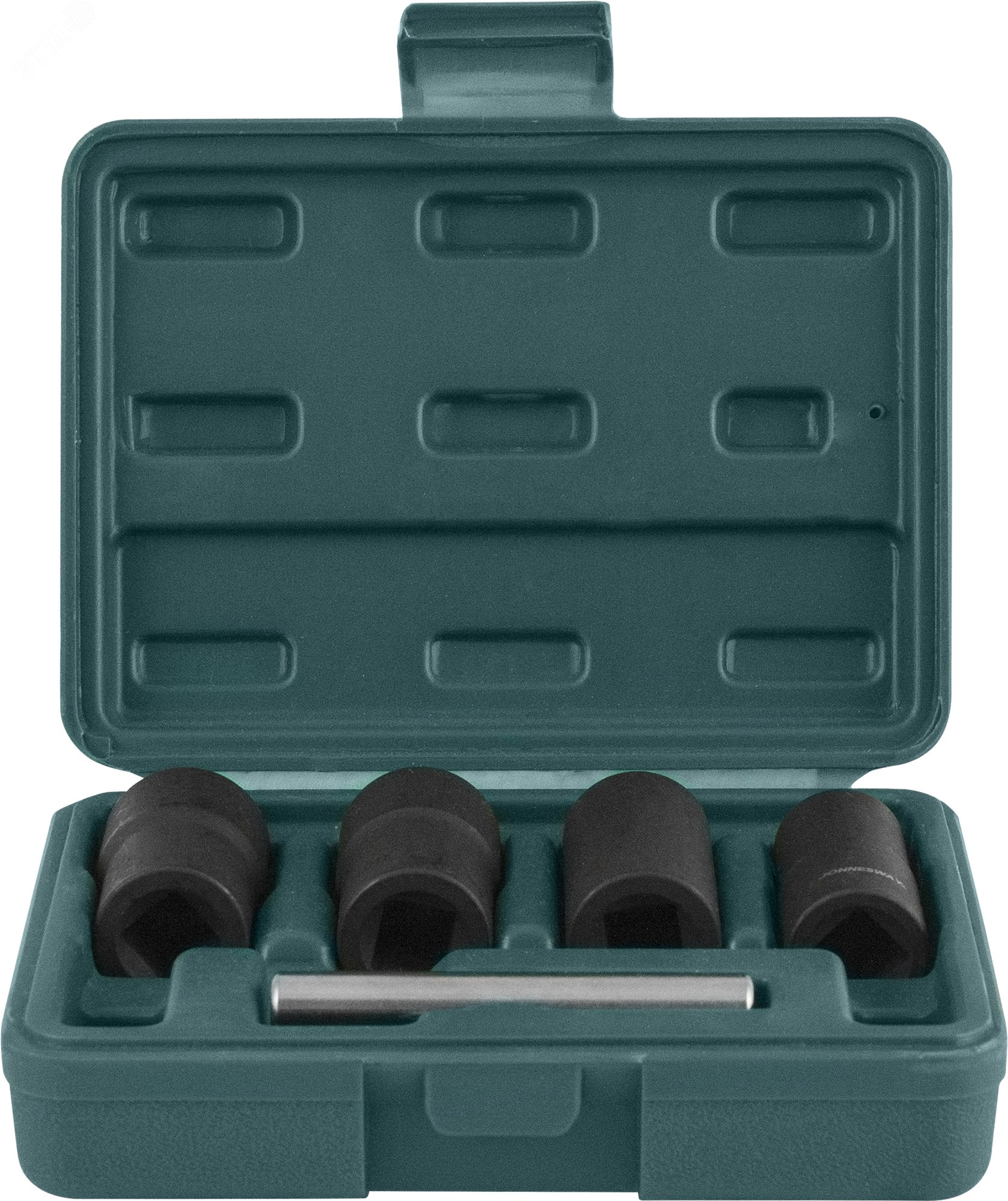 Изображение товара Головки спиральные для демонтажа поврежденного крепежа в наборе, 17, 19, 21, 22 мм, 5 предметов (шт)