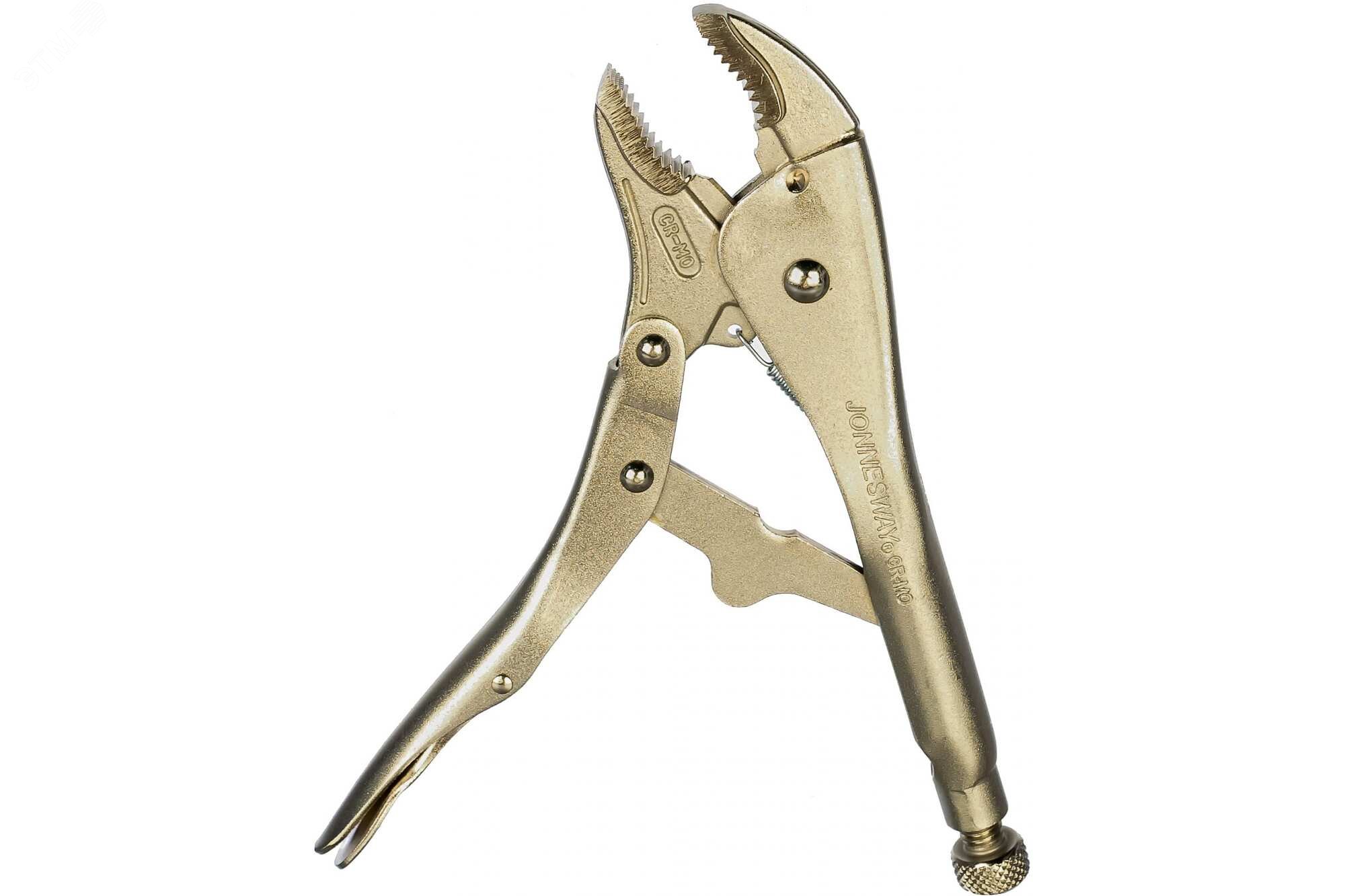 Изображение товара Зажим ручной с фиксацией, трубный захват, 250 мм, 0-64 мм (шт)