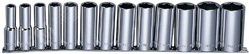 Изображение товара Набор головок торцевых глубоких MAXI-DRIVE 1/2''DR на держателе, SAE 7/16--1-1/4'', 13 предметов (шт)