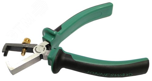 Изображение товара Щипцы для зачистки проводов двухкомпонентные рукоятки 160 мм Jonnesway P1516