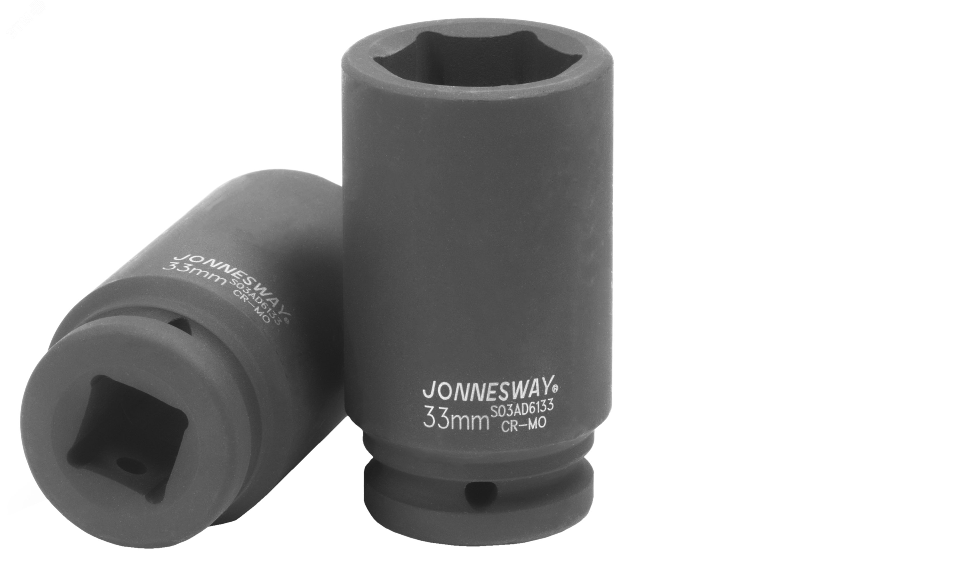 Изображение товара Головка торцевая ударная глубокая 3/4" Jonnesway 33 мм прочная Изображение товара Головка торцевая ударная глубокая 3/4" Jonnesway 33 мм прочная