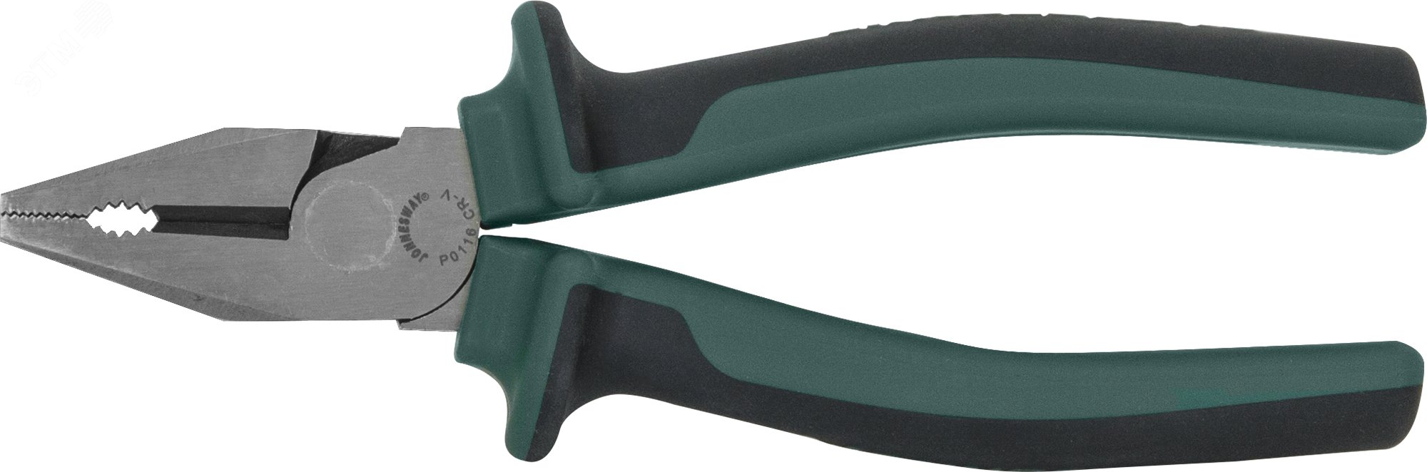 Изображение товара Пассатижи с увеличенными рычагами и двухкомпонентными рукоятками 160 мм