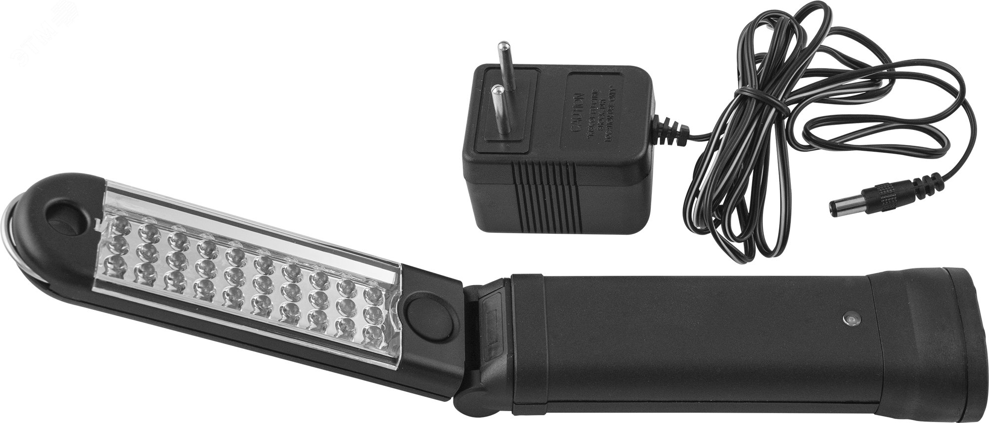 Изображение товара Лампа переносная аккумуляторная многоцелевая, светодиодная, складная, с магнитным держателем (шт)